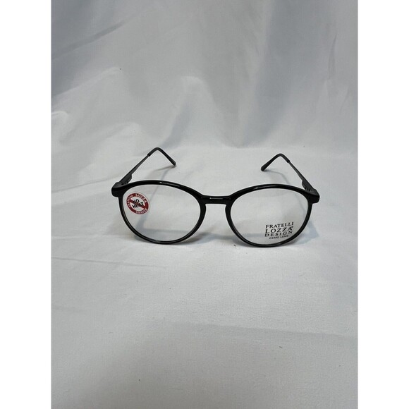 Fratelli Lozza Lonyl Saturn Black Eyeglass FRAMES ONLY 52 20 135 Eyeglasses - Picture 1 of 6